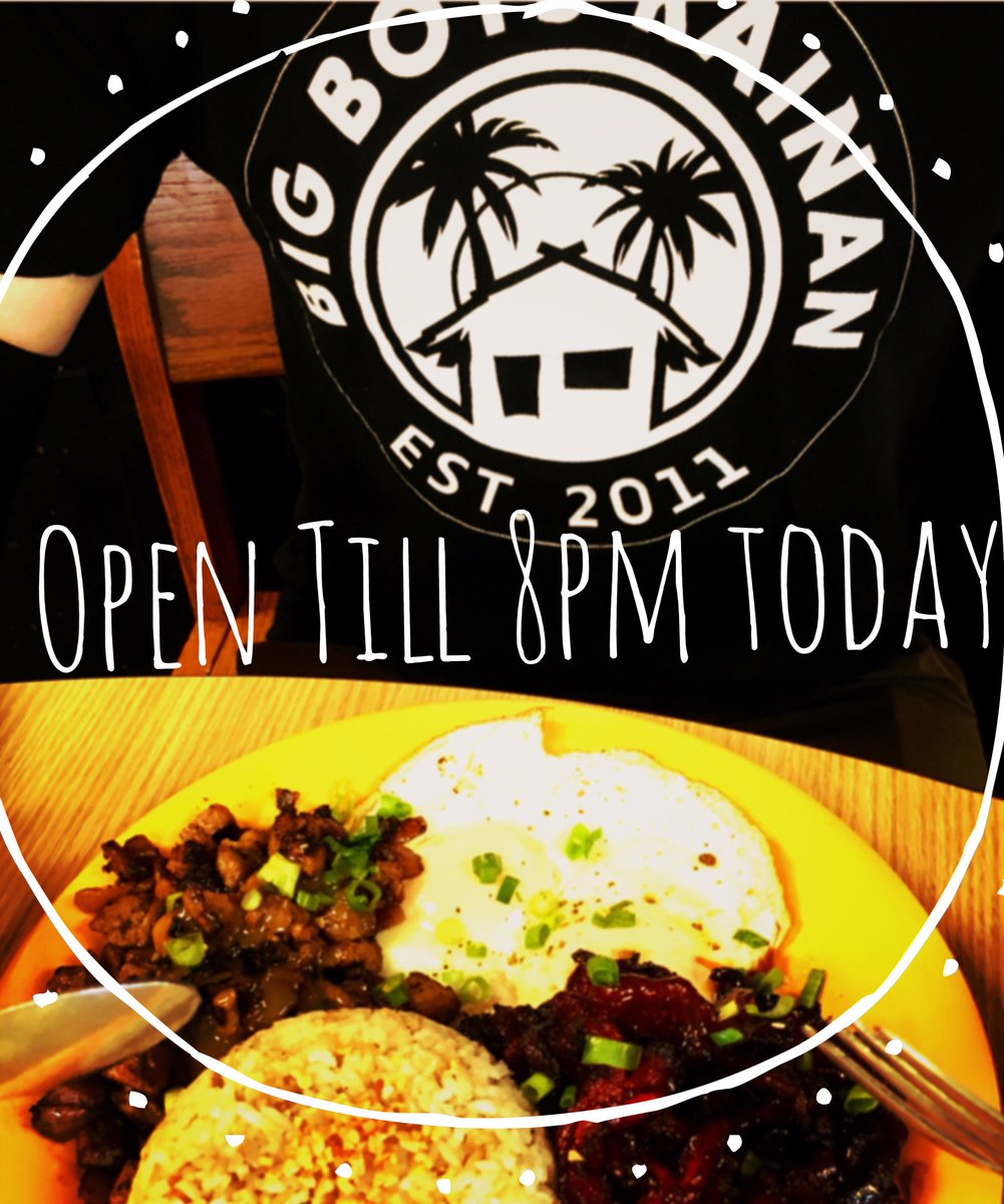 Open till 8pm today!!!