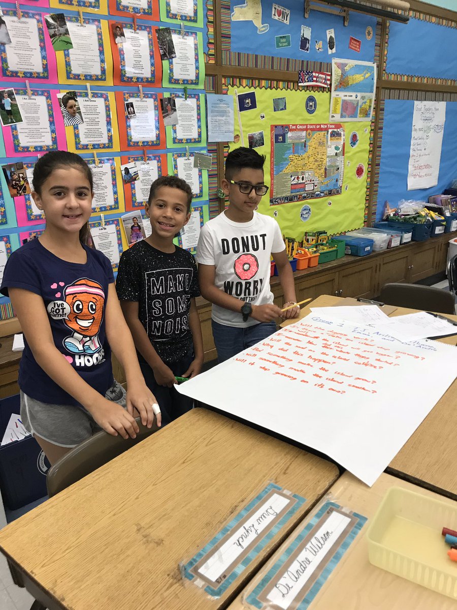 RDAulisa's tweet image. Students formulating initial ideas about our #NGSS anchoring phenomena first independently using See...Think...Wonder and then in groups using QFT @RightQuestion #engaged #sciencelove