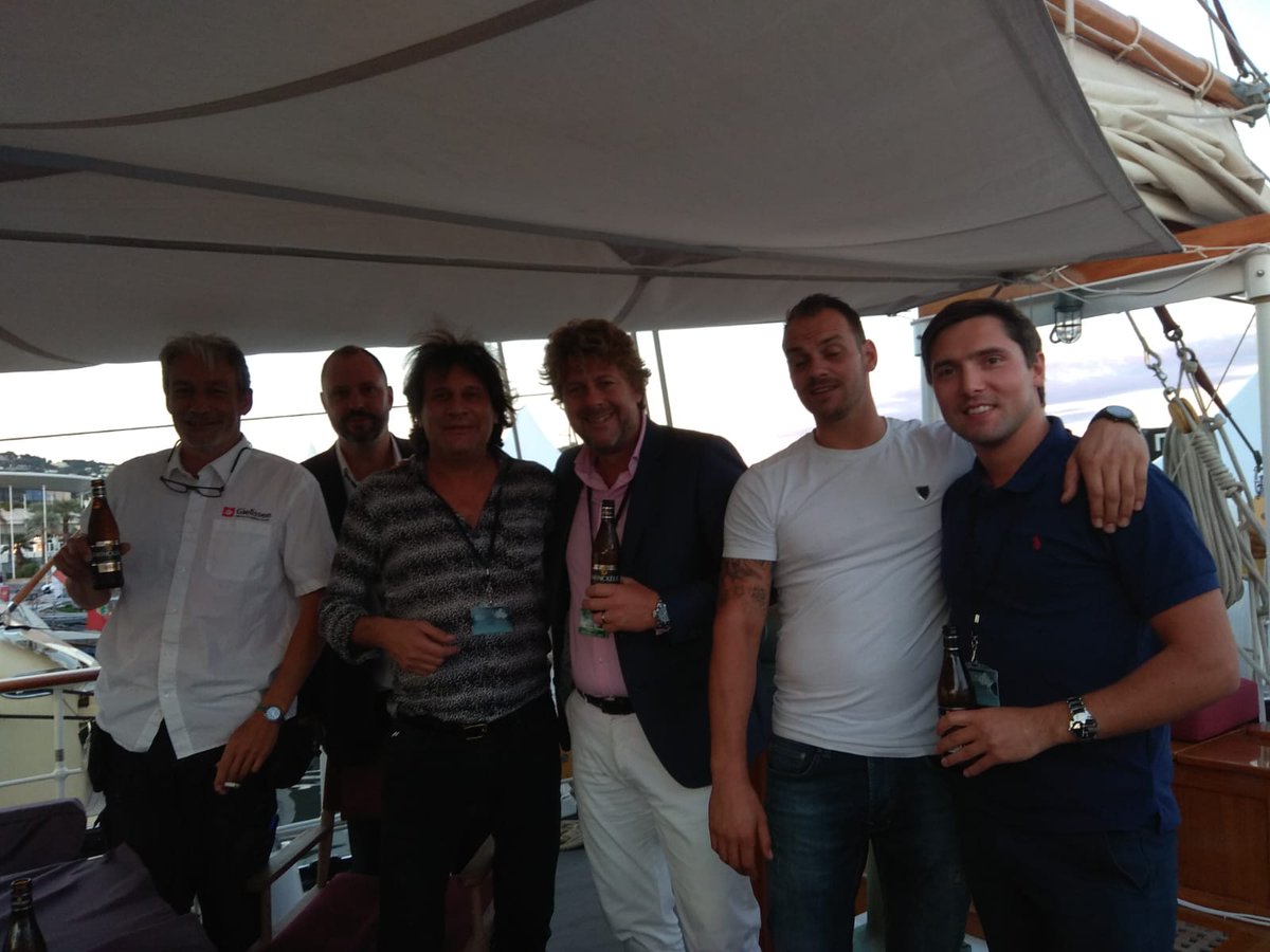 Royal Dragon Vodka on the boat at the TFWA exhibition in Cannes!