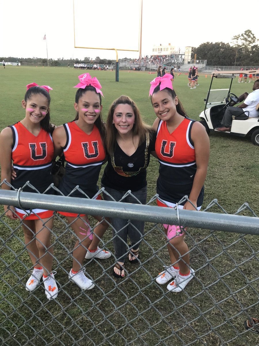 At the PRHS vs UHS JV Football Game! Had to snap a picture with my cheerleaders: Faith, Trinity, and Natalia 
@UHS_TitanCheer @TitanSGA411 <a href="/UHSTitanDaily/">TitanDaily</a>