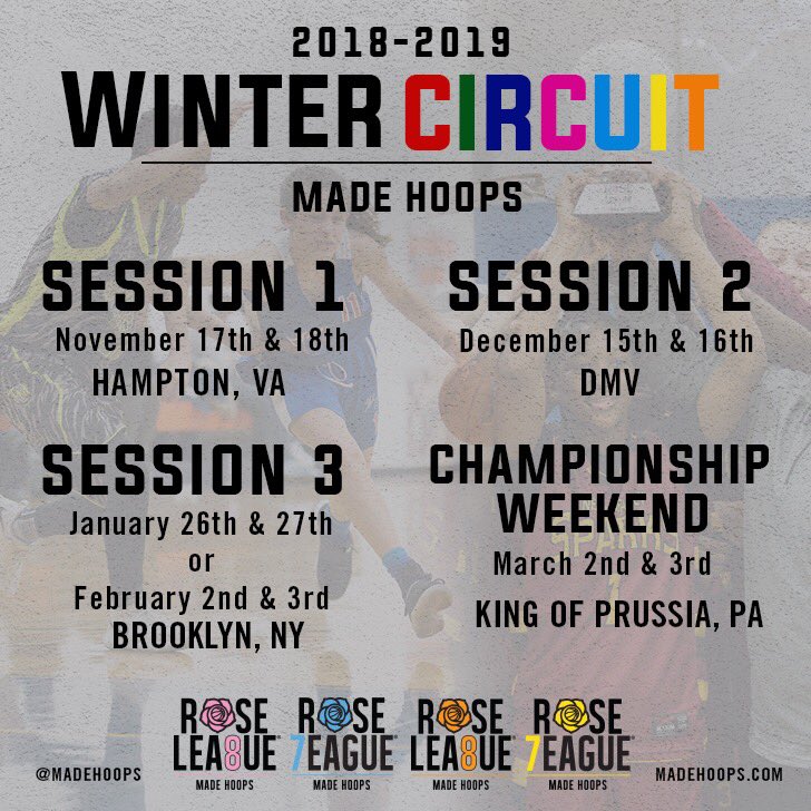 Winter Circuit, Rose Lea8ue + Rose 7 Year 2. Are you ready to  #GetMADE?!