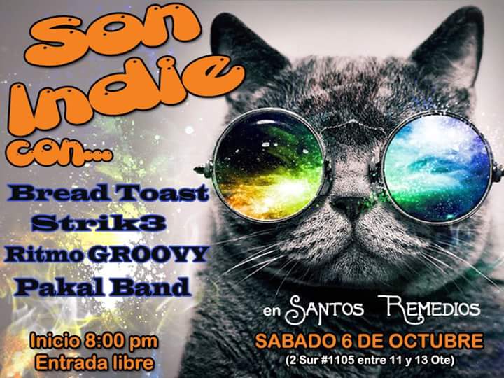 Strik3_Oficial's tweet photo. Nos complace anunciar que estaremos tocando éste 06 de octubre en Santos Remedios junto a bandas funk, psicodélicas y alternativas. 🎶
Anímense a ir! 😉
Llevaremos demos. 👊😎
#SonIndie #SantosRemedios #Strik3 #Independ3ntSouls https://t.co/1St56RZi78