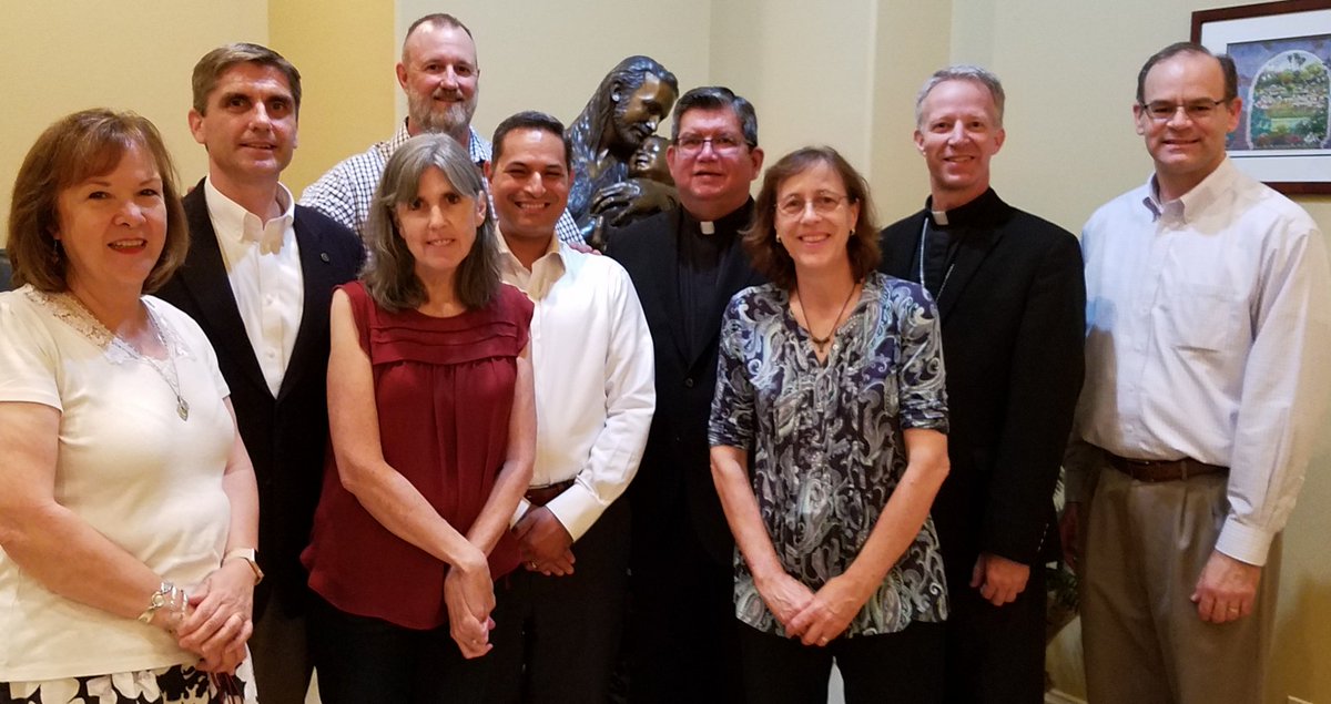 Wonderful night with <a href="/BishopWack/">Bishop Bill Wack,CSC</a>.  Mass, dinner, and discussing plans for the future Shrine of Mary, Queen of the Martyrs.