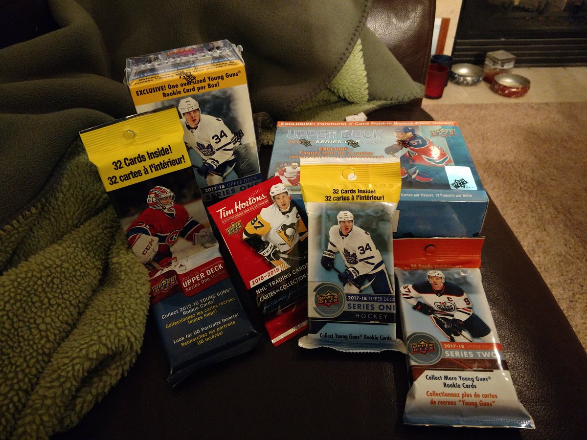 ShaunanKruse's tweet photo. When your roommate comes home from Canada bearing gifts.
@UpperDeckHockey cards and @TimHortons . Maybe I'll keep him around after all. Fingers crossed for something good! I let him pick his cards first so we shall see what we get. #upperdeckaddict https://t.co/tHNLPdEo7A