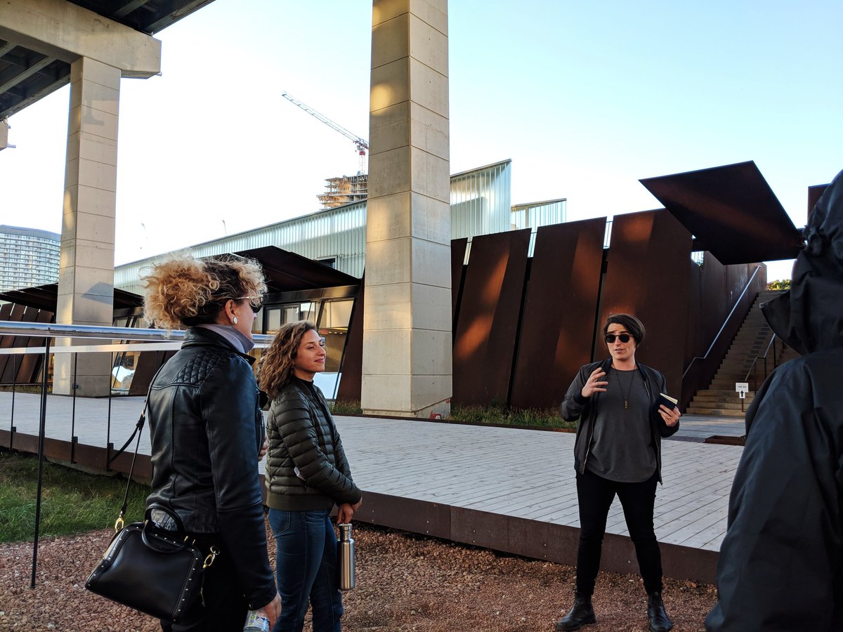 thebentway's tweet photo. HIGHLIGHTS: "It feels like watching a film," – @nadgalati of @thecrazydames on seeing the entirety of #MichaelAwad's THE GARDINER EXPRESSWAY, LAKESHORE BOULEVARD, AND THE BENTWAY. https://t.co/5e5OpxG0bH
#TOBentway https://t.co/GOPVqyVEYT