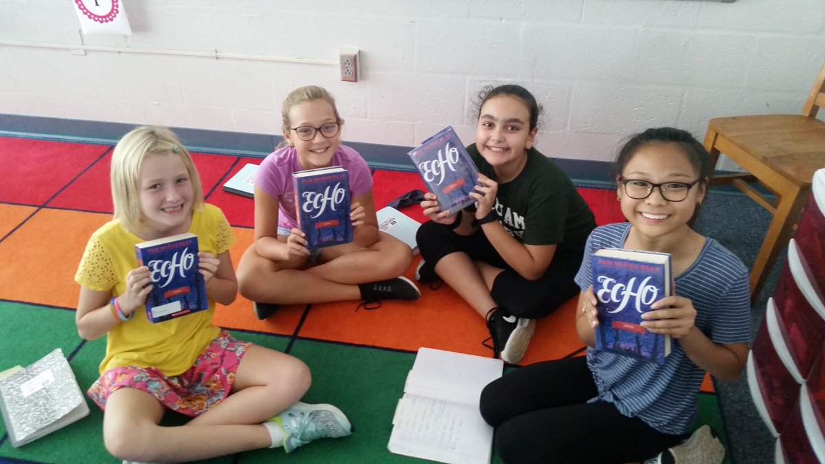 6thGradeBHES's tweet photo. Today we began meeting with our books clubs.  We couldn't be more excited to dive into these books! https://t.co/R6YHoPkKZd