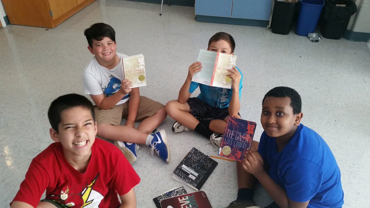 6thGradeBHES's tweet photo. Today we began meeting with our books clubs.  We couldn't be more excited to dive into these books! https://t.co/R6YHoPkKZd