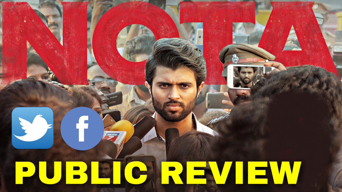 ThalapathyV_63's tweet photo. #NOTA #VijayDeverekonda #NotaFromTomorrow #Nota Movie public Review
Video link :- https://t.co/galQTuDqmp https://t.co/TCGsArkGsi