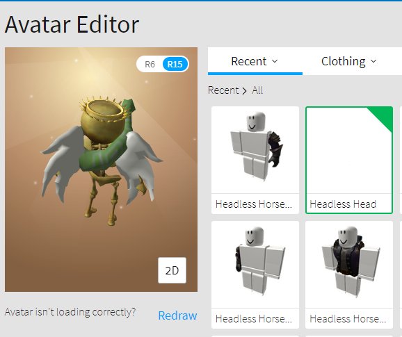 Skeletalreality On Twitter I Bought The Headless Horseman So My Head Didn T Peek Through The Back Of My Skull Anymore That S Literally It Good Investment Https T Co Mrpctondxz - how to get the headless head on roblox 2018