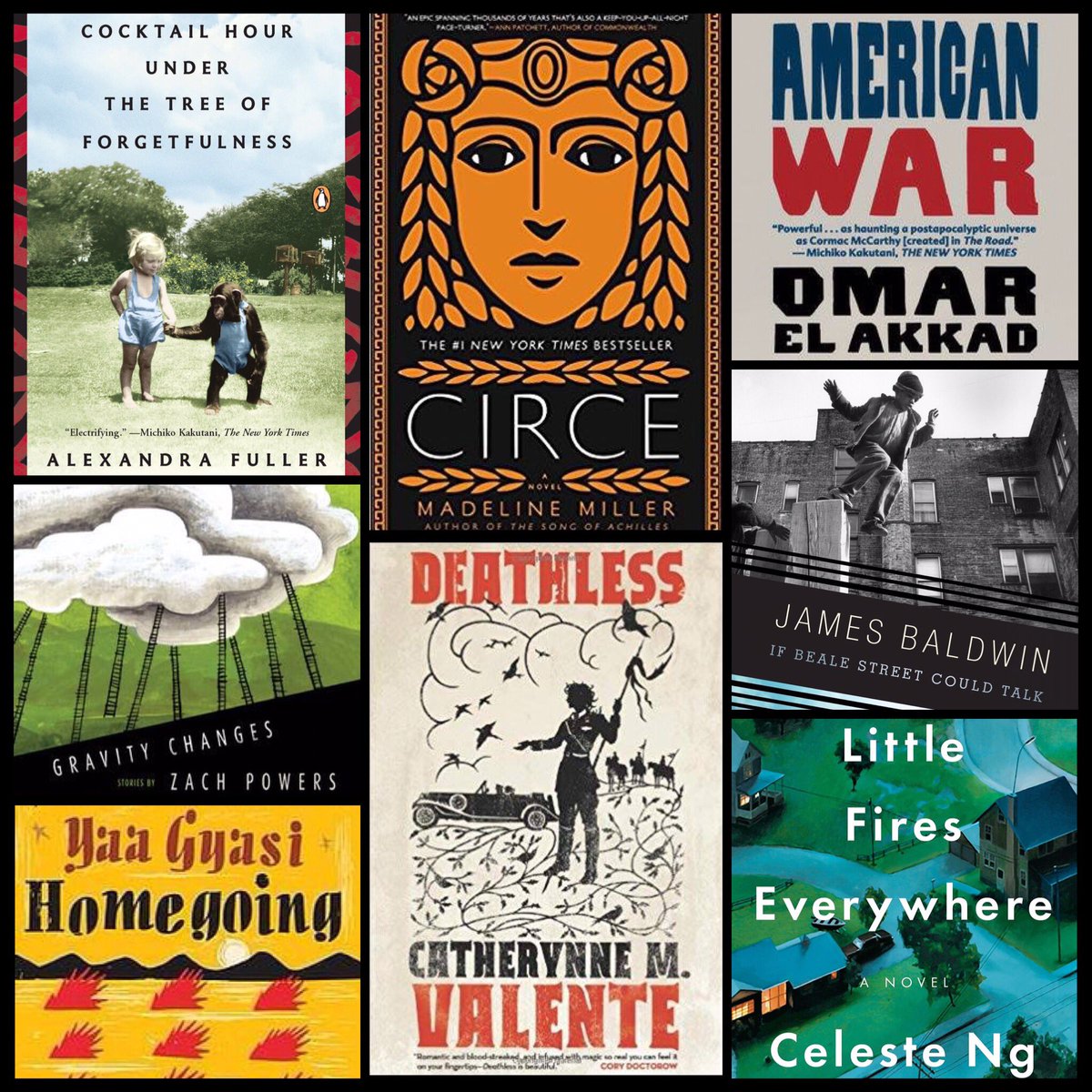 WritersandBooks's tweet photo. Check out the #BookThieves 2019 line up.
Well planned, bibliophiles 📚 #AmericanWar #Homegoing #Deathless #Circe #CocktailHour #Baldwin #GravityChanges @boaeditions #LittleFiresEverywhere https://t.co/1EJbHfmZYG