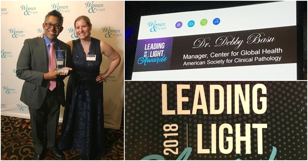 KristenPBasu's tweet photo. Congrats to my sister-in-law @debbybasu for being named the Rising Star Award winner at the @WomenandHiTech #2018LLA tonight! Wish you were here to hear this applause for your amazing work! 🔬 #STEM https://t.co/0q038OkQ0B