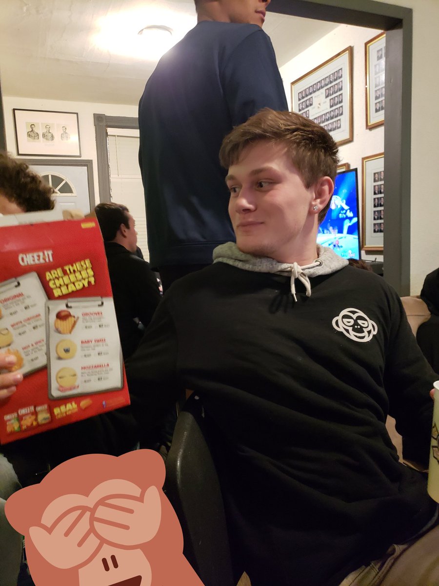 PLAYER UPDATE: Rece "Chedder bob" Quintana has been displaying an unhealthy addiction to white chedder cheezits here within 24 hours of Bid Night... well see if he can balance this crippling addiction and his scholarly duties as a young man in the Draft #Pray4Rece