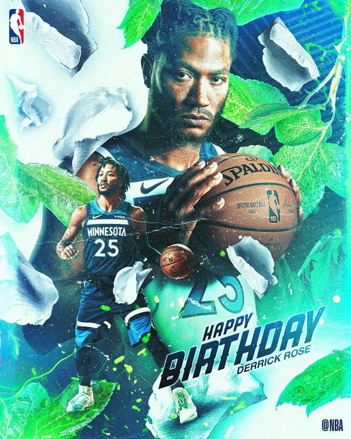 Wishing a Happy Birthday to the league\s youngest MVP, Derrick Rose! 