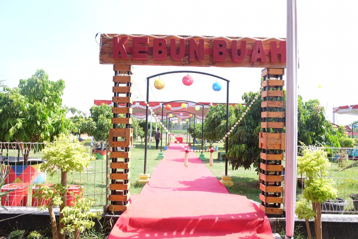 Yani Sunarno On Twitter Peresmian Kebun Buah Klengkeng Di