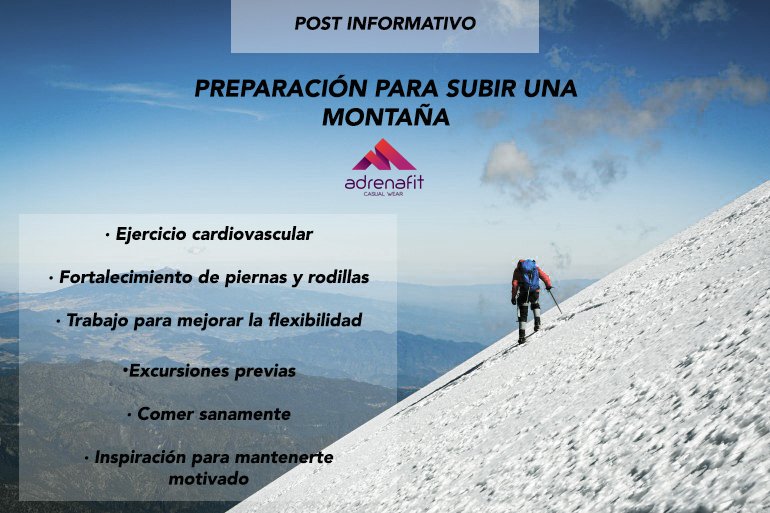 AdrenafitW's tweet photo. El mayor reto para un #Adrenafitero es subir una montaña. 
Aventurarse con #Adrenafit es de gente chida. https://t.co/yC92Th2qlY