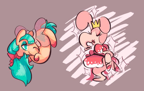 withaie's tweet image. got bored n doodled some neopets last night #blumaroo #gnorbu