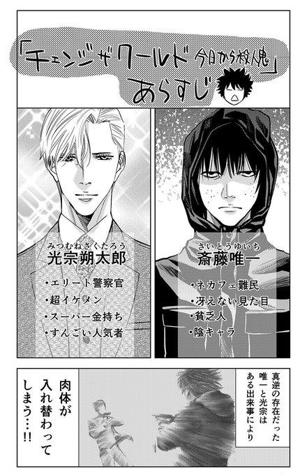 神崎裕也 チェンジザワールド が面白い 感想と評価 口コミまとめ ミステリー サスペンス好きは必読 トレデン 漫画部屋