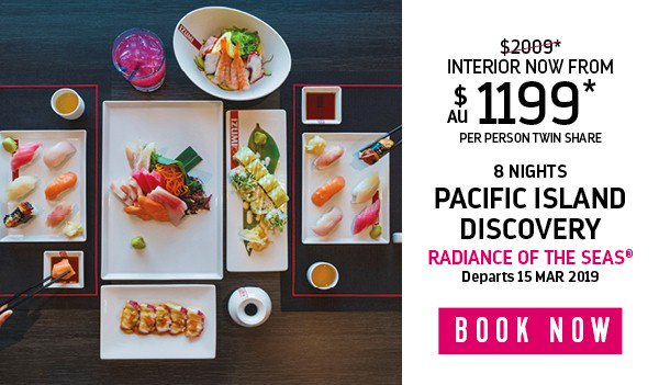 GetSetNGoTrave2's tweet photo. Enjoy holidaying in the South Pacific with 40% off and start the new year refreshed.. #southpacific #traveling #adventure #savings https://t.co/IvVFYDZNSr
