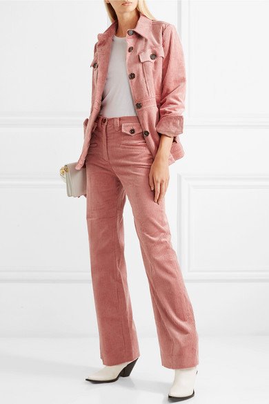 fcandfc's tweet photo. What do you think of this whole jacket/trousers combination by #ALEXACHUNG? 
The coolest way to style this combination is with cowboy boots.
You can get it by placing a "Special Order" at https://t.co/qqXiAauYrX https://t.co/7I7KOEVJx0