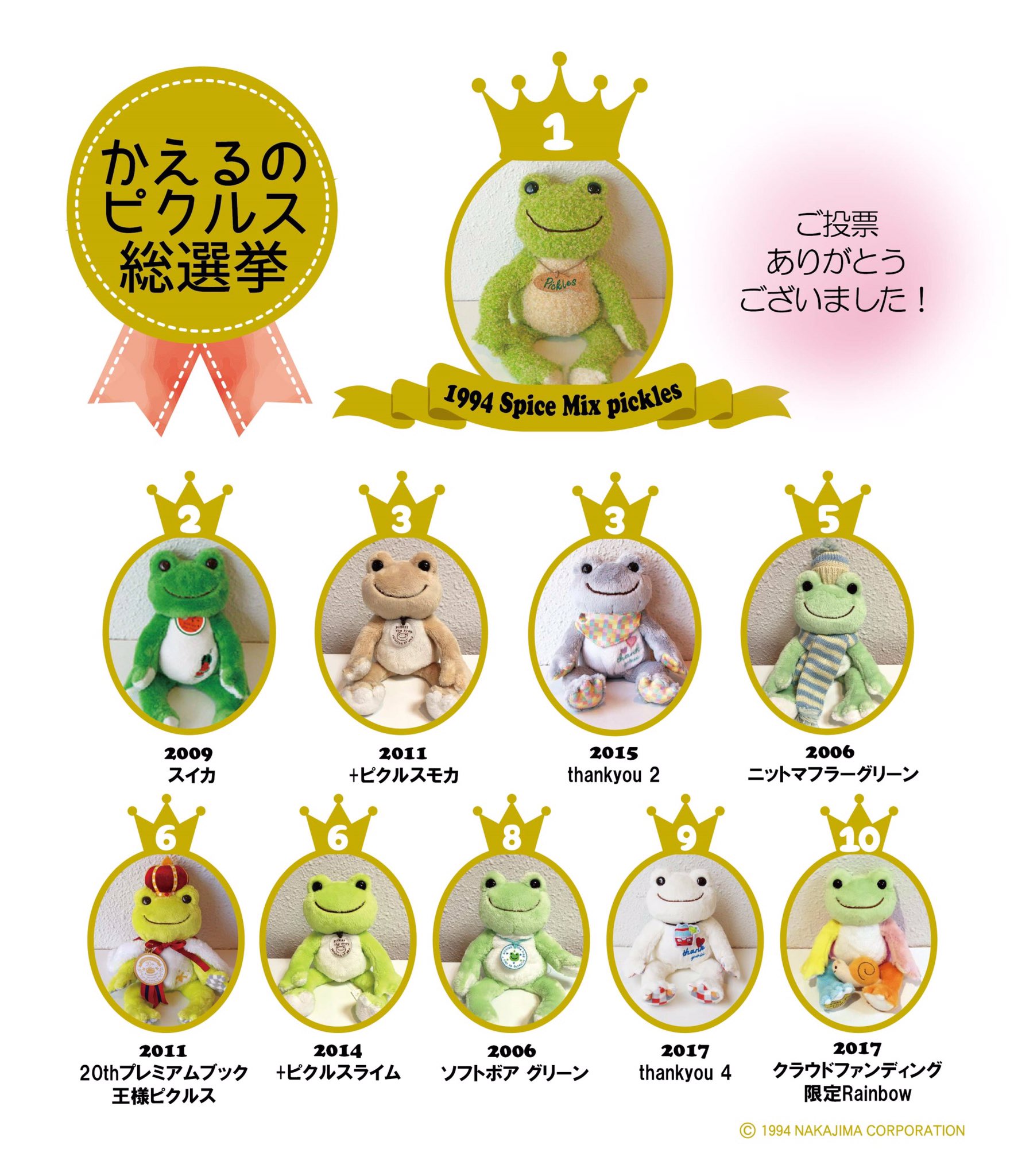 かえるのピクルス 20th スパイスミックス　Lサイズ　ぬいぐるみ　レア かえるのピクルス 20th スパイスミックス Lサイズ ぬいぐるみ レア