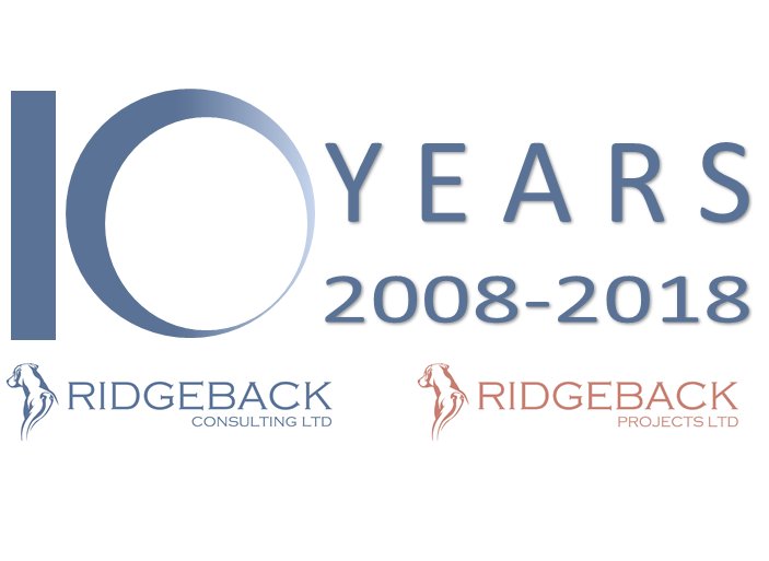 <a href="/RidgebackConsul/">Ridgeback Consult</a> is celebrating its 10th anniversary! Over 300 clients, a rebrand and a construction arm later we are still going strong. Challenging but hugely rewarding, to all our clients and friends a massive thank you 🙂
#10years #lovewhatyoudo #proud