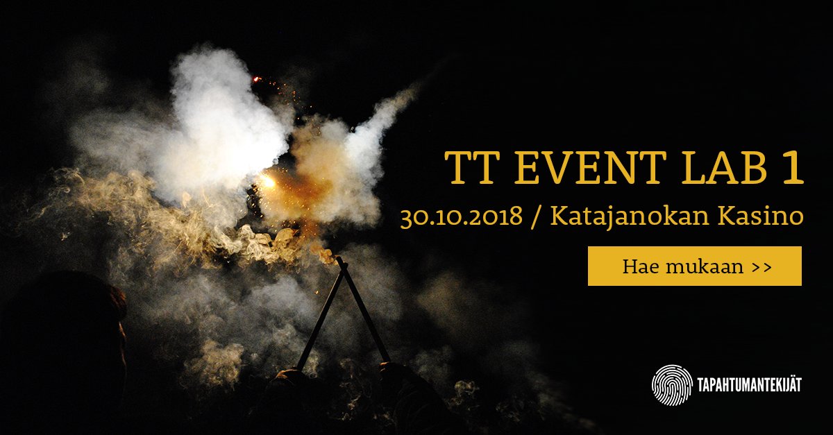 Ensimmäisessä Event Labissa testaamme tapahtumakonseptia, jossa perinteisen paneelin seuraamisen sijaan kaikki osallistujat pääsevät keskusteluun mukaan. Hae nyt: bit.ly/2OAOtIU #tapahtumat #tapahtumamarkkinointi