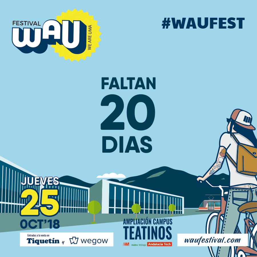 waufestival's tweet photo. DOS NOTICIAS 🤣 Por fin es #viernes y sólo faltan 20 días para @WAUFest 😜 ¡Lo más! 👉Pilla tu entrada por solo 10€ en https://t.co/wnQGuMQLlc https://t.co/TqzjU2KvM6