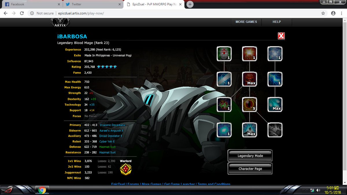 jw100716's tweet photo. is this okay for legendary slayer? #EDCODES i need some advice https://t.co/ZBeEukU8BQ