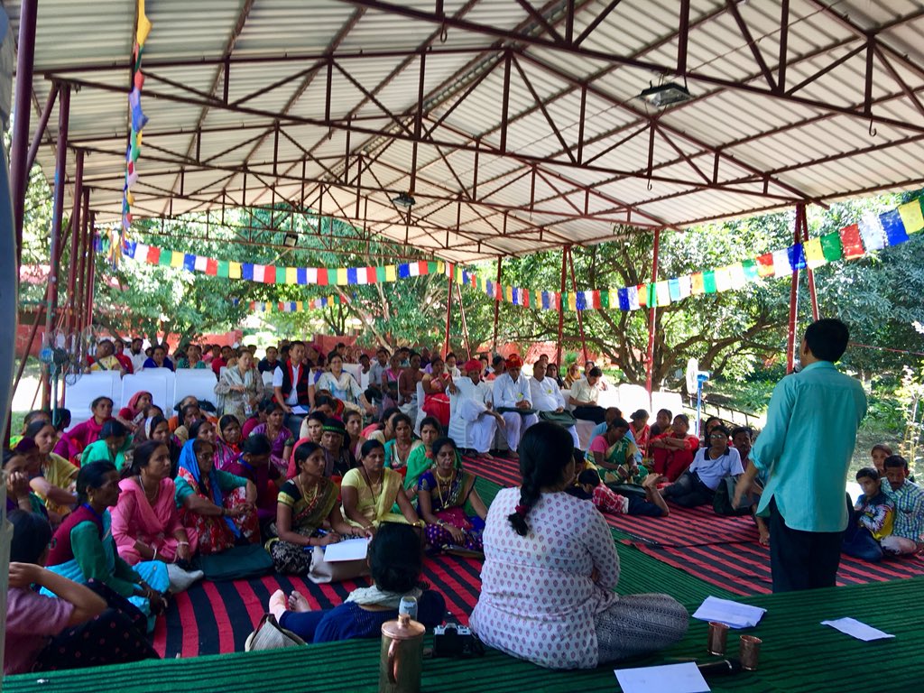THProj's tweet image. Farmers gather at @NavdanyaBija for #Vasundhara #Organic Farming Festival to celebrate #SeedFreedom &amp;amp; our #EarthFamily.