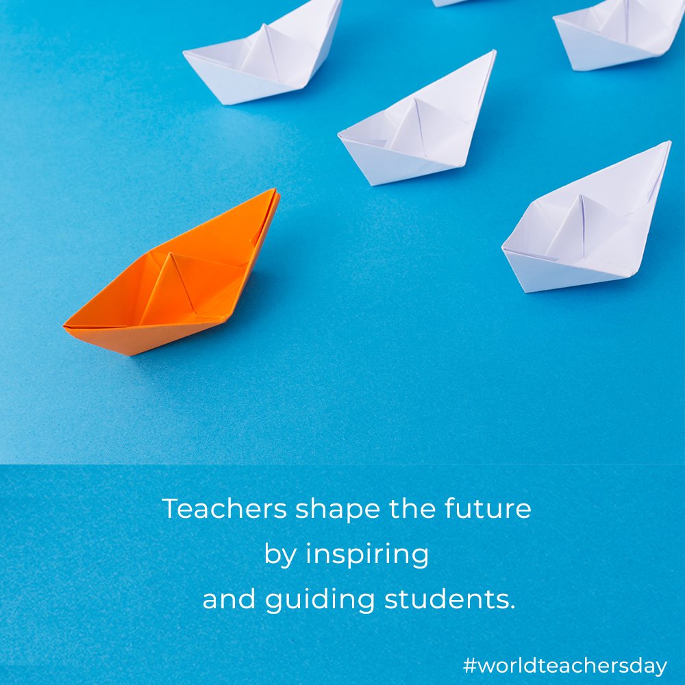 To all of our amazing teachers - a big thank you for the work that you do everyday, inspiring students and changing lives. #WorldTeachersDay