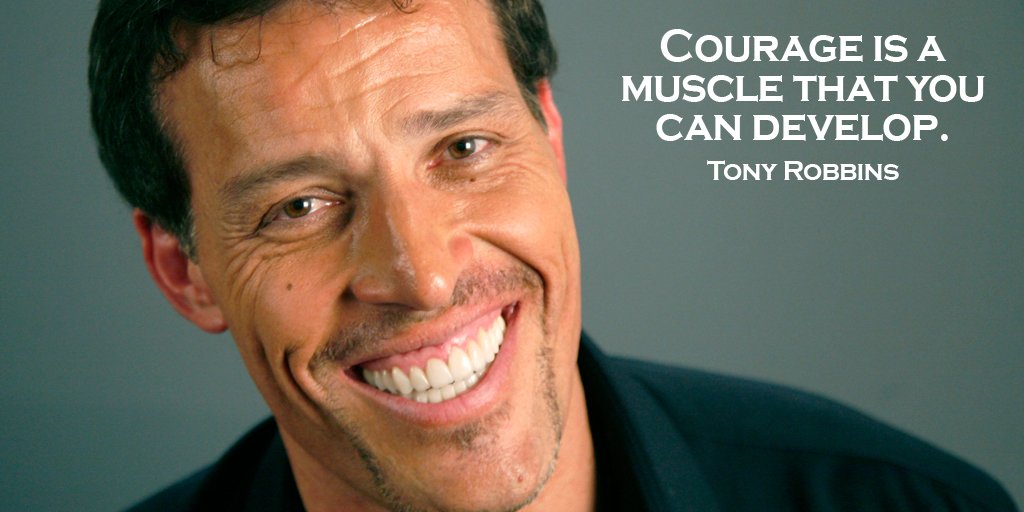 wise_insights4u's tweet photo. Courage is a muscle that you can develop. - Tony Robbins https://t.co/Orr10BcfWu