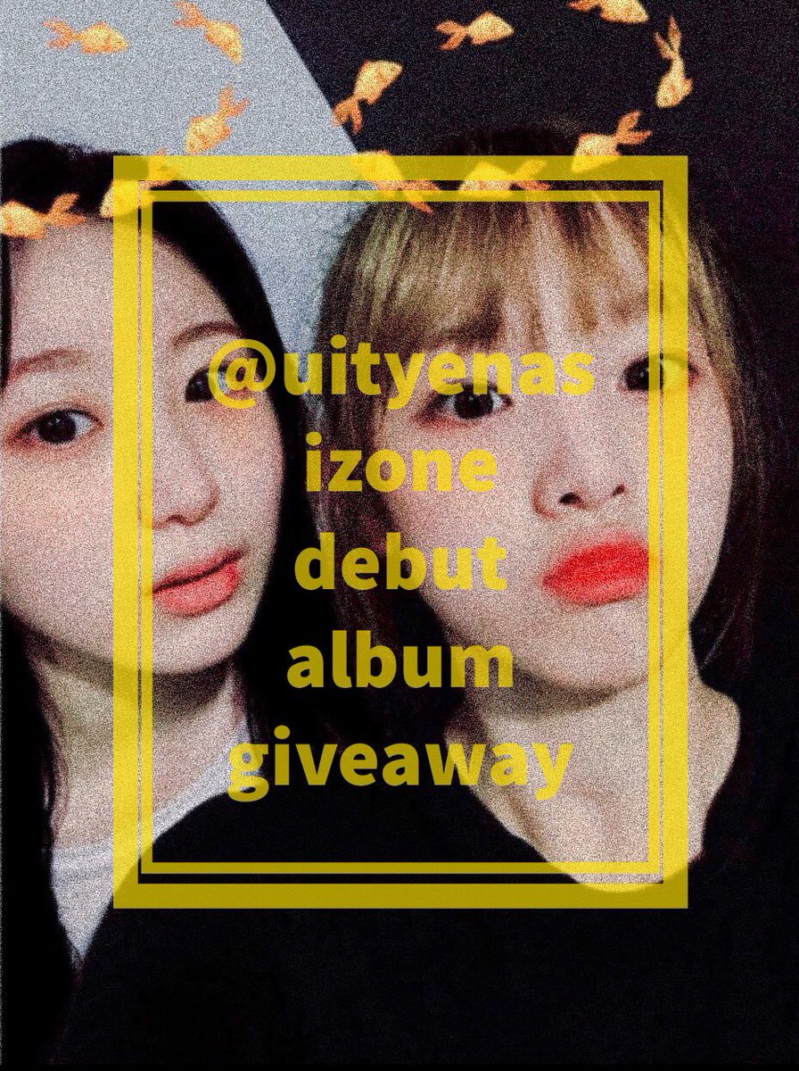 uItyenas's tweet photo. As promised fellas, I’m doing a giveaway for izone’s debut album. Lightstick GA will happen later😙

♡ RETWEET to enter.
♡ You don’t have to follow. 
♡ WORLDWIDE.
♡ Must not be an ass about Wonyoung being the centre of izone uwu. 
♡ Ends in November 3rd 😗 https://t.co/FziDm8aEJz