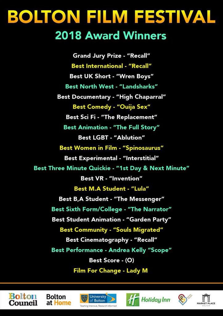 #SheInspires #MassiveCongratulations #GulnazBrennan -CEO @BoltonWomenWIN &amp; Team for #Winning #BestCommunityFilm #SoulsMigrated <a href="/BoltonFilmFest/">Bolton Film Festival</a> @WomenwhoDazzle <a href="/BoltonTweetUp/">#BoltonTweetUp</a>  <a href="/ChaiTimesNEWS/">ChaiTimes</a> @stpetersfarn <a href="/petethompson_/">Pete Thompson</a> <a href="/sitcomsoldiers/">Sitcom Soldiers</a> <a href="/LisaF_BaH/">LisaF_BaH</a> <a href="/sitalrajaarjan/">House of Rajas Sital Raja-Arjan MBE</a>