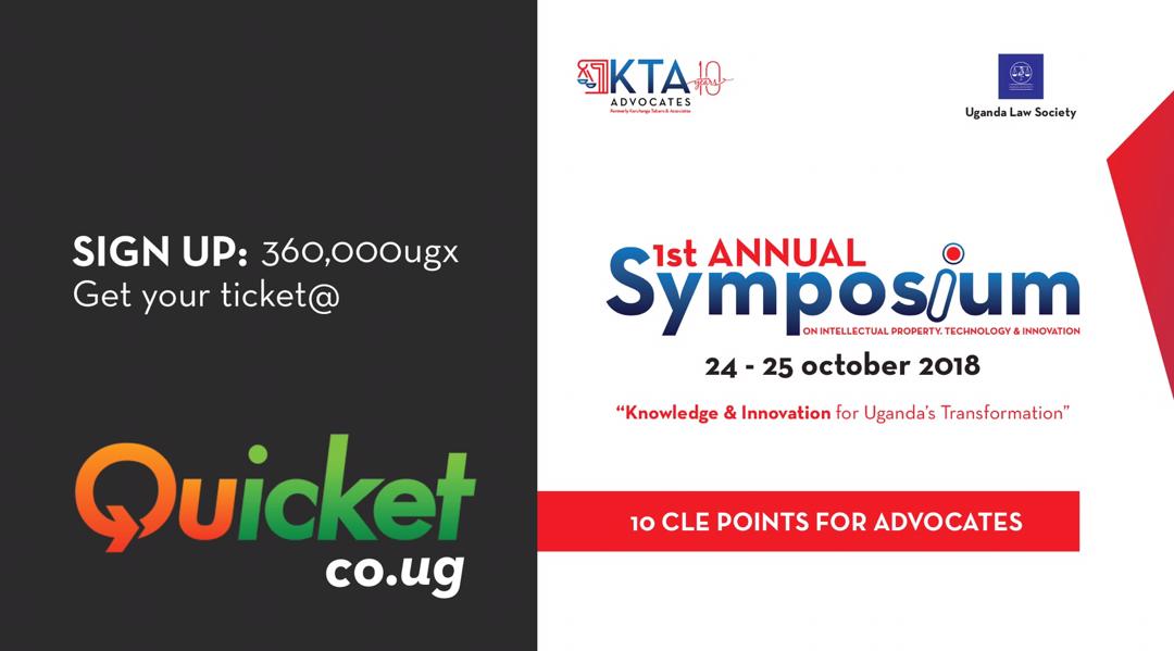 Uganda Law Society (@ug_lawsociety) on Twitter photo Tickets for the #1stAnnualSymposium are available at Quicket.co.ug and ULS Secretariat in Ntinda. Remember all lawyers attending get 10 CLE points.
#KTAat10
#BuildingBridges
<a href="/SPKinobe2018/">SP Kinobe</a> <a href="/PheonaWall/">Pheona Wall</a> <a href="/JustusKaruhanga/">Justus.karuhanga</a> <a href="/TabaroEdwin/">Edwin Tabaro</a> <a href="/kta_law/">KTA Advocates</a> <a href="/LaspnetUganda/">Legal Aid Service Providers Network.</a> Tickets for the #1stAnnualSymposium are available at Quicket.co.ug and ULS Secretariat in Ntinda. Remember all lawyers attending get 10 CLE points.
#KTAat10
#BuildingBridges
<a href="/SPKinobe2018/">SP Kinobe</a> <a href="/PheonaWall/">Pheona Wall</a> <a href="/JustusKaruhanga/">Justus.karuhanga</a> <a href="/TabaroEdwin/">Edwin Tabaro</a> <a href="/kta_law/">KTA Advocates</a> <a href="/LaspnetUganda/">Legal Aid Service Providers Network.</a>