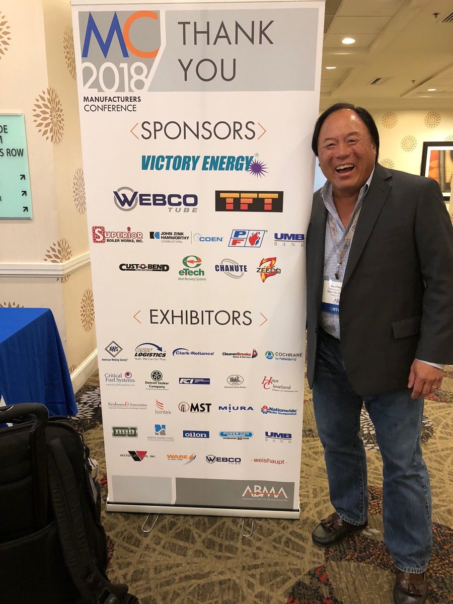 ABMABoiler's tweet photo. Thank you to everyone who attended the 2018 Manufacturers Conference and to all of the Sponsors and Exhibitors. That's the end of a great conference...until next time. Safe travels! #ABMAMfg #ABMABoiler #BoilerLeaders #AdvocateConnectAdvance #IamABMA #WeLead https://t.co/hdddGInwoC