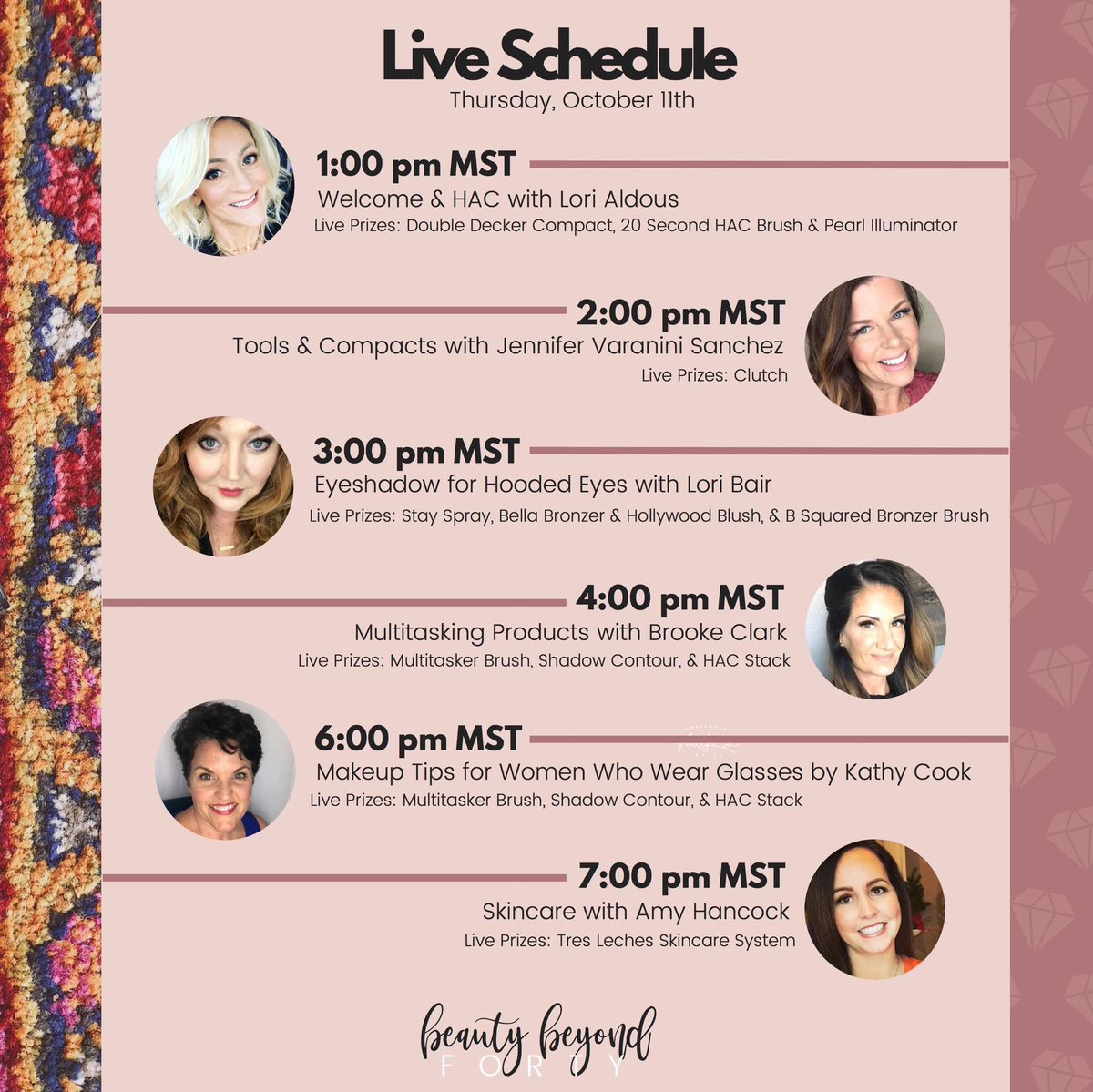 kathycook1's tweet photo. A special beauty class for women over 40. Relevant content and prizes. DM me if you are interested in this free online event. Space is limited. #beauty #over40 #nevertoold #youthfulglow #makeup #makeupartist https://t.co/N484KFvsZ1