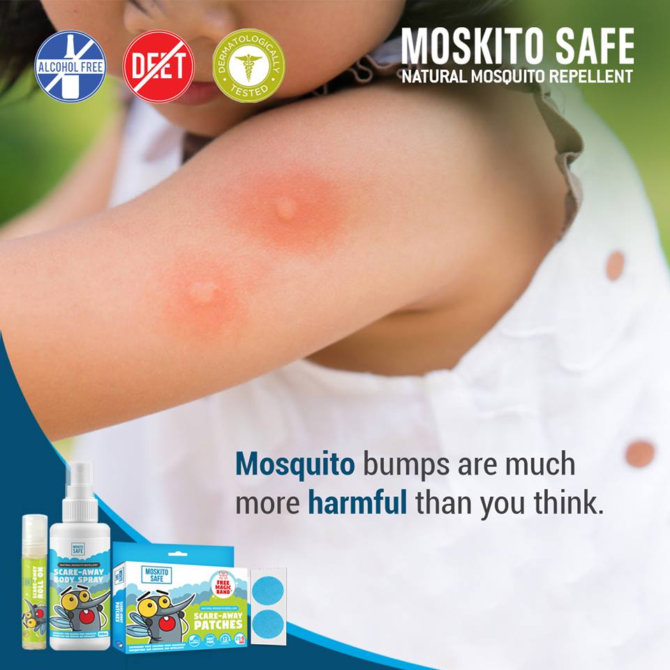 MoskitoSafe's tweet photo. Mosquito bumps can cause itching, swelling and they are infectious as well, Protect your #kids from #mosquitoes. 
#MoskitoSafe available at https://t.co/Y9ecBdQeUz
#Natural #Malaria #Parasites #chikungunya #Dengue #PeeSafe #DermatologicallyTested #alcoholfree #FridayFeeling https://t.co/clP24ykqz1