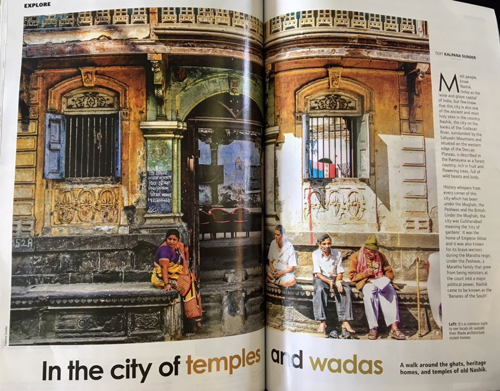 katranjeet's tweet photo. Good to see @jetairways promoting travel to #Nashik in Oct issue of #Jetwings Yeola Paithani saree also featured @NashikNews @ShailendratMT @MataNashik https://t.co/luBxKlphUw
