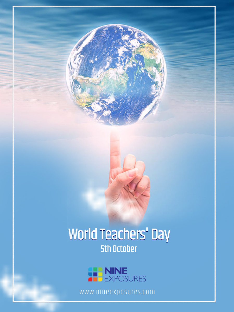 NineExposures's tweet photo. Thank you for guiding us throughout our learning journey. You are the true pillars of society and we appreciate your contribution. Happy World Teachers' Day!
#WorldTeachersDay
#NineExposures https://t.co/MLbGEARxZr