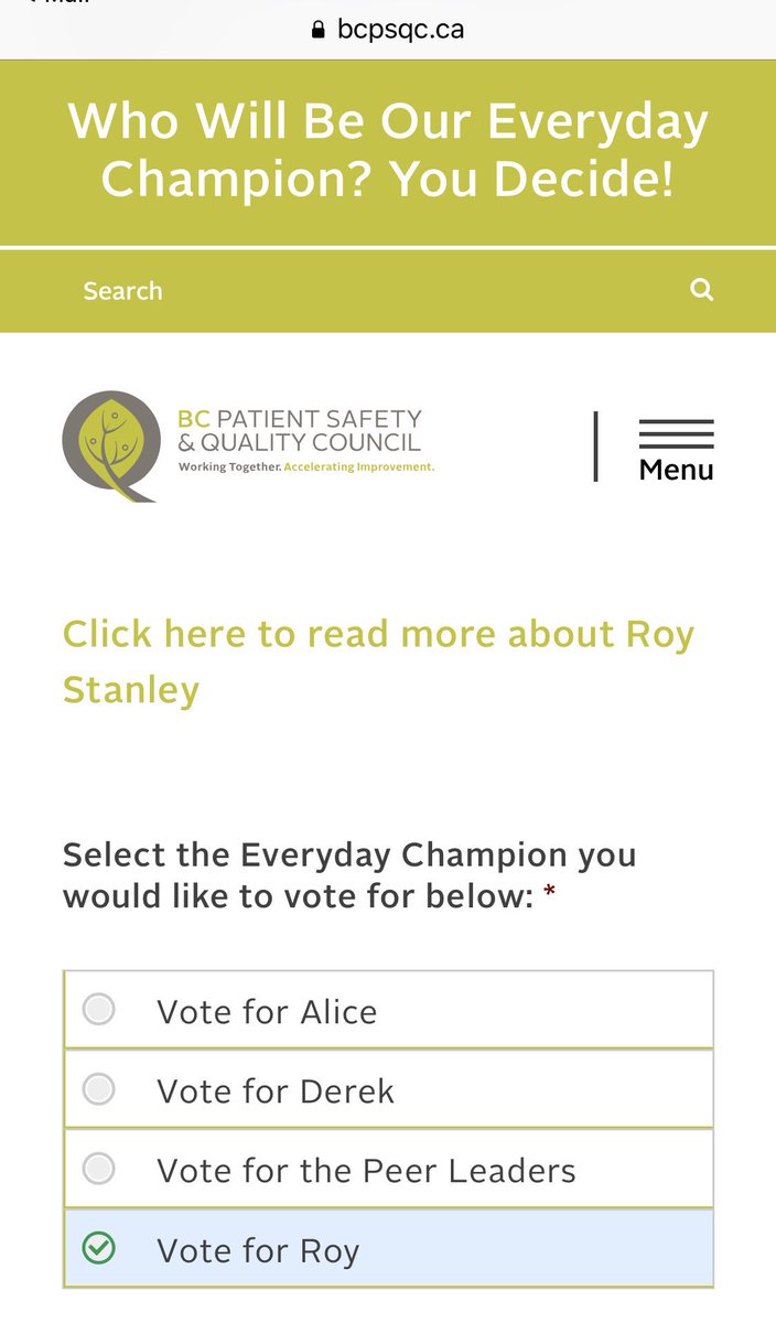 GatewayMedic's tweet photo. I vote for @RoyStanley66 #thechamp #champ #bcpsqc https://t.co/FJbMYS7uZa