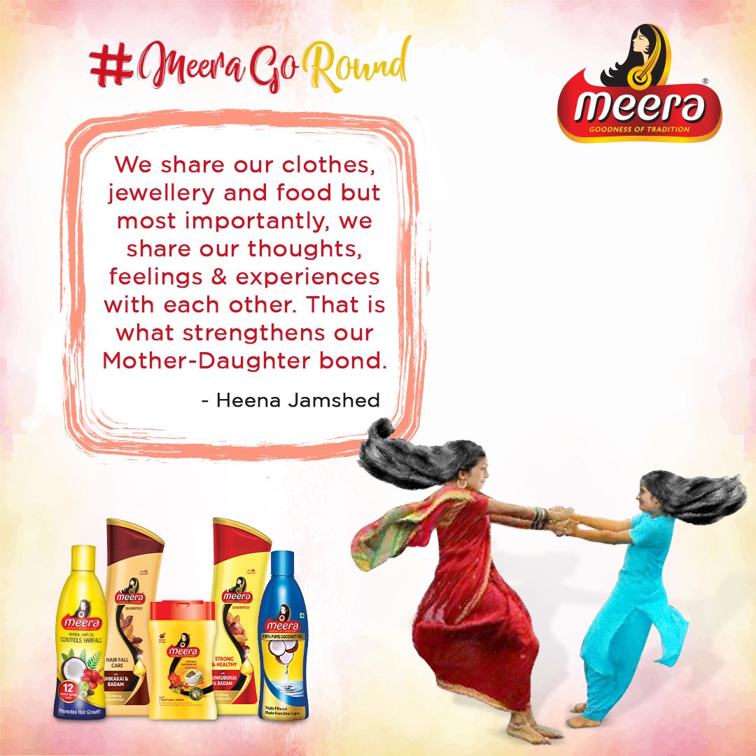 WorldOfMeera's tweet photo. Love is best rejoiced when shared!
Tell us YOUR special story of your Mother-Daughter bond using #MeeraGoRound and stand a chance to win an exciting hamper by Meera.
#Meera #ContestAlert #Contest #ContestIndia #Win https://t.co/40nhebqrkr