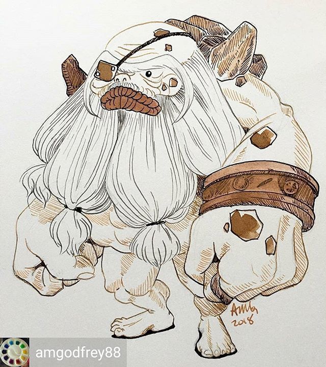 linktober's tweet photo. Love that beard! Art from @amgodfrey88 -  #Bludo for today’s #linktober prompt, #goron.
#inktober #legendofzelda #breathofthewild #drawing #fanart #dippen #ink #traditionalart #inktober2018  #linktober2018.
.
#linktober #linktober2018  #linktoberchalleng… https://t.co/JPI05Gr3E8 https://t.co/bSxKUgYoZb