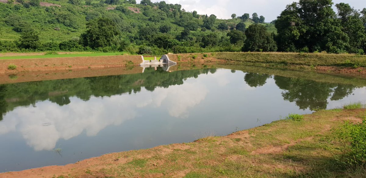 soilcons_odisha's tweet photo. WHS constructed under PMKSY (Watershed Development) during 2017 – 18 in Rayagada District, Rayagada Block, Badasiguru Village, Badakusapadu MWS with an expenditure of Rs. 10 lakhs, provides irrigation to 8 ha to 16 beneficiaries https://t.co/s9F5rAYO19