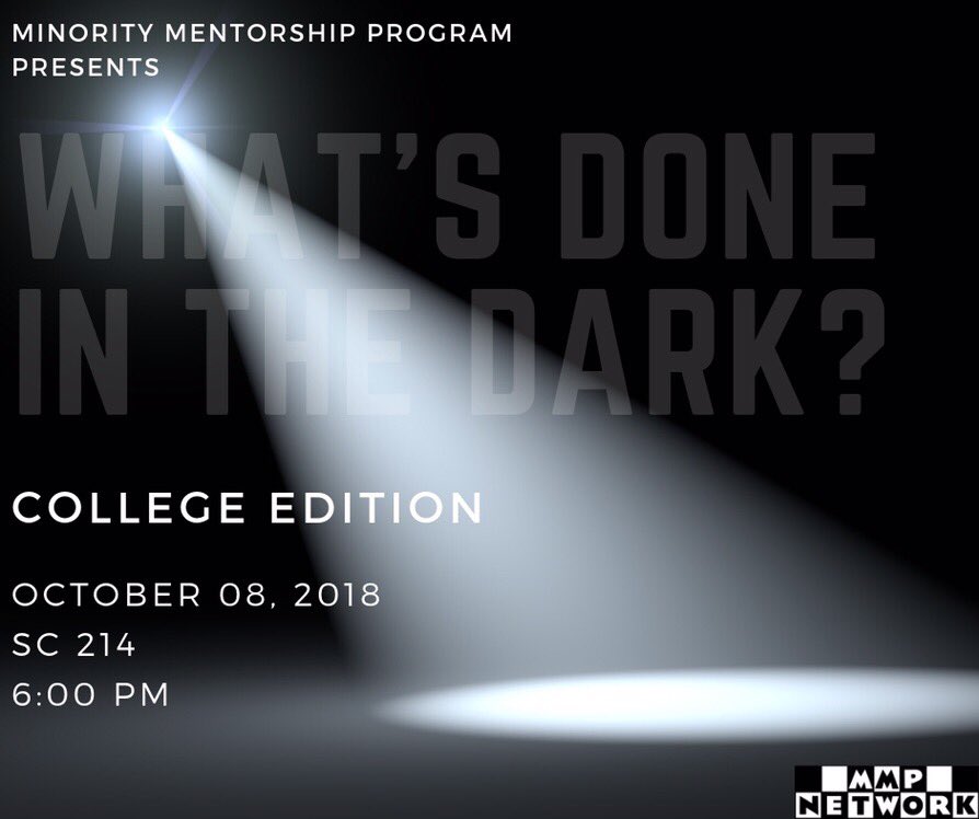 UCAMMP's tweet image. UCA, come out to our program Monday!!!