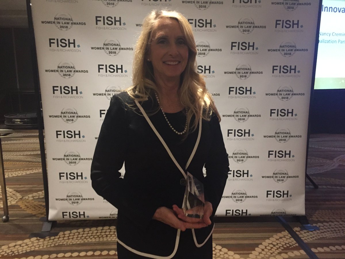 CLOClegal's tweet photo. Please join us in congratulating CLOC's CEO @conniebrenton! Last night she was honored at the National Women in Law Awards 2018 event in the Innovative Leadership Category! #leadership #LegalInnovators #LegalOpsLeaders Thank you @CorpCounsel @InsideCounsel https://t.co/02oZAPoNZ1