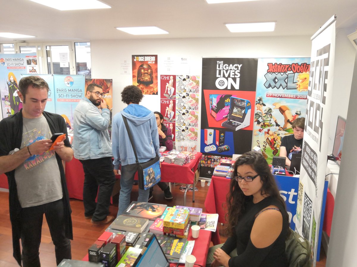 PopCultureDays's tweet photo. Hier, nous avons eu un flot continu de journalistes de 9h à 19h. Merci à tous les exposants présents et aux médias venus en grand nombre découvrir notre première édition des #PopCultureDays #PCD18 https://t.co/F7zHChA7AU