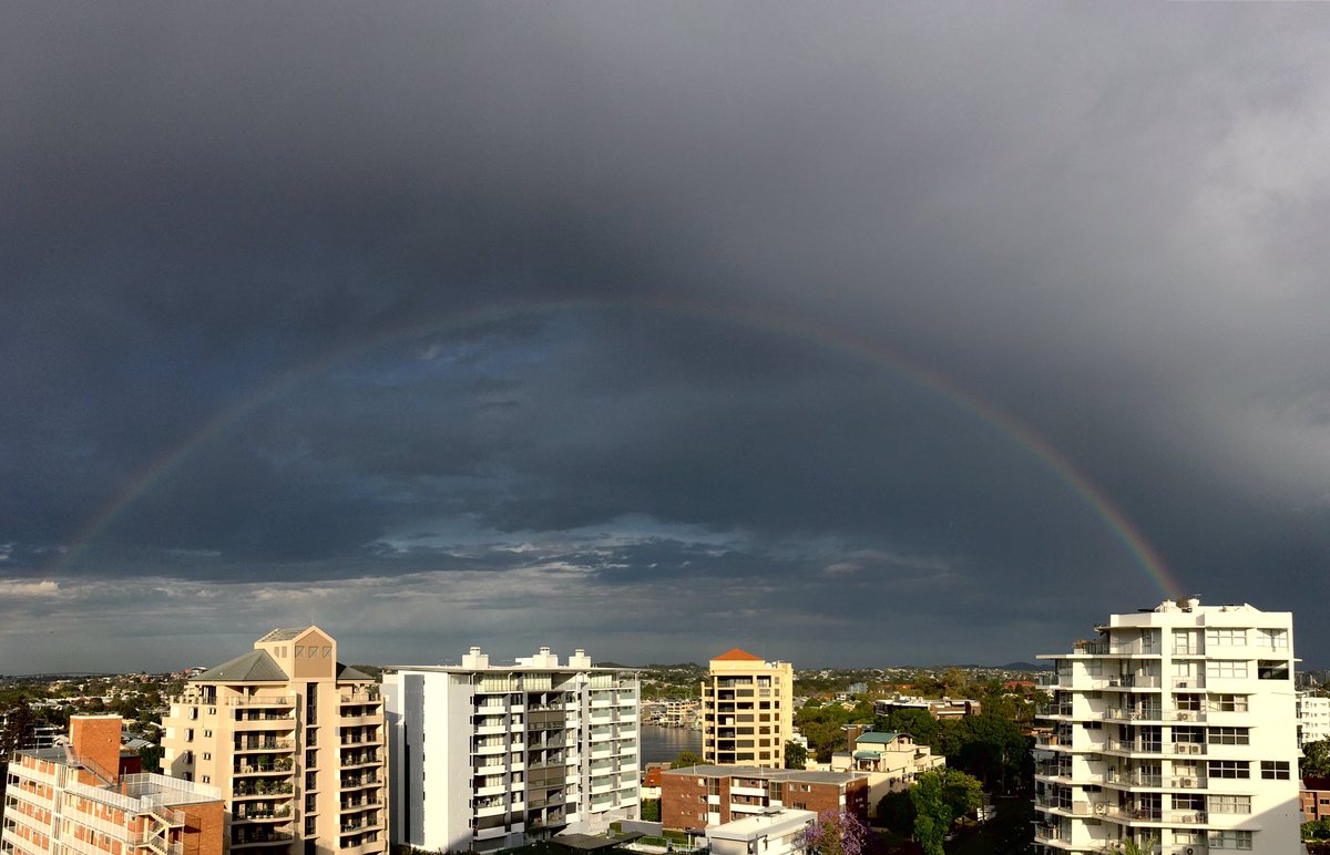 The calm after the storm..... 🌈 #brisbane <a href="/SciNate/">Nate Byrne</a>