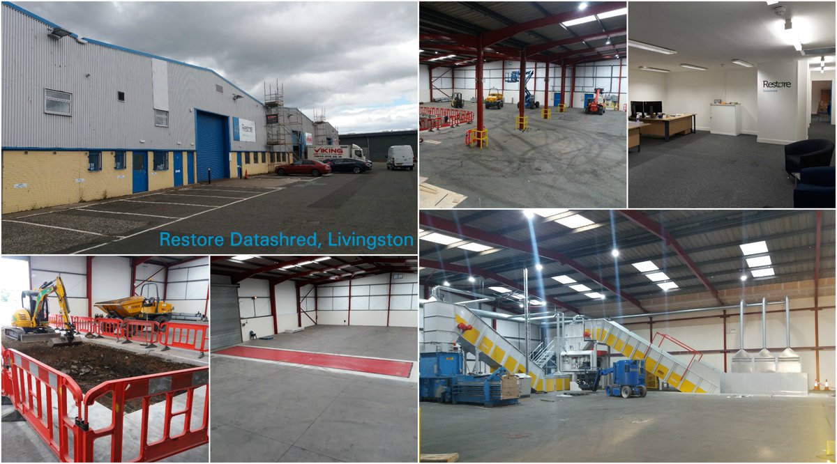 datashreduk's tweet photo. It's been an exciting journey here at @datashreduk this year. The team have been very working hard and making great progress to ensure that our new destruction centre based in Livingston, Scotland is ready for operation soon.

#Scotland
#Shredding
#restoredatashred https://t.co/BBGdPSn13e