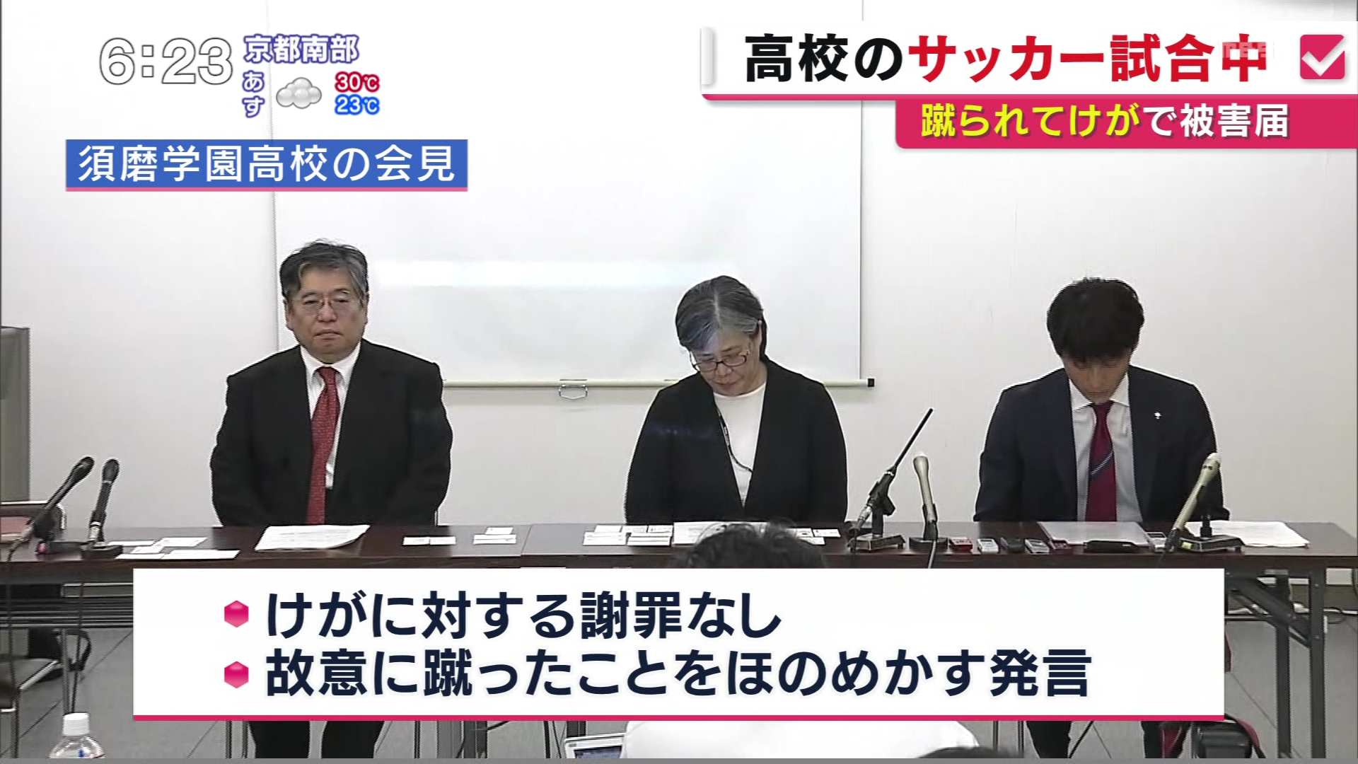 Warigura サッカーの試合で神港学園高校の部員の足が 須磨学園の部員の顔と接触し前歯2本折れる ケガに対する謝罪なし 警察に被害届提出 T Co 08b6tchoey Twitter