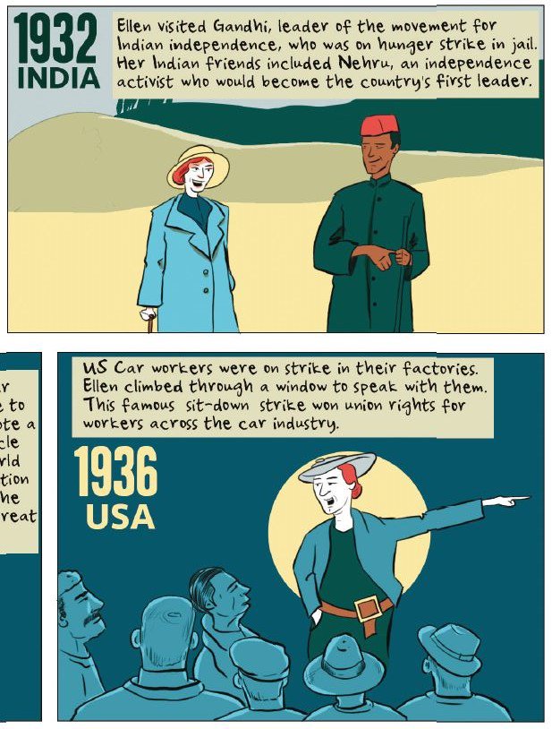 appliedcomics's tweet photo. Today (5th Oct) is the anniversary of the start of the #JarrowMarch. @Sha_Nazir & Matt Perry of @historyNCL collaborated on our #FreedomCityComics chapter about the March, and MP Ellen Wilkinson’s work. Read online: https://t.co/oohaFVYkM1 https://t.co/qfSPzmdKlx